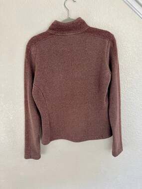 north face pullover chenille jacket muted mauve - M